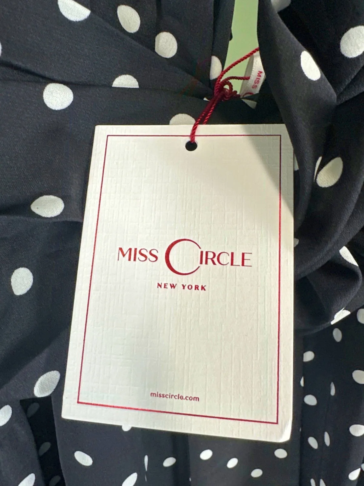 Miss Circle Black Polka Dot Halter Maxi Dress UK S