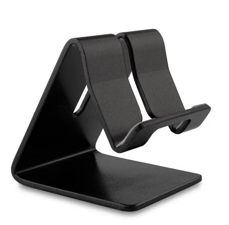 Mobile Phone Holder Stand Aluminium Alloy Metal Tablet Desk Holders Cellphone Stands  Rose gold