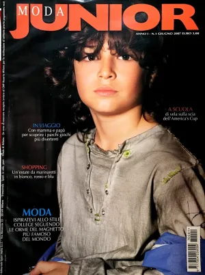 MODA JUNIOR Enfants Children KIDS Ninos BAMBINI Fashion Magazine June 2007