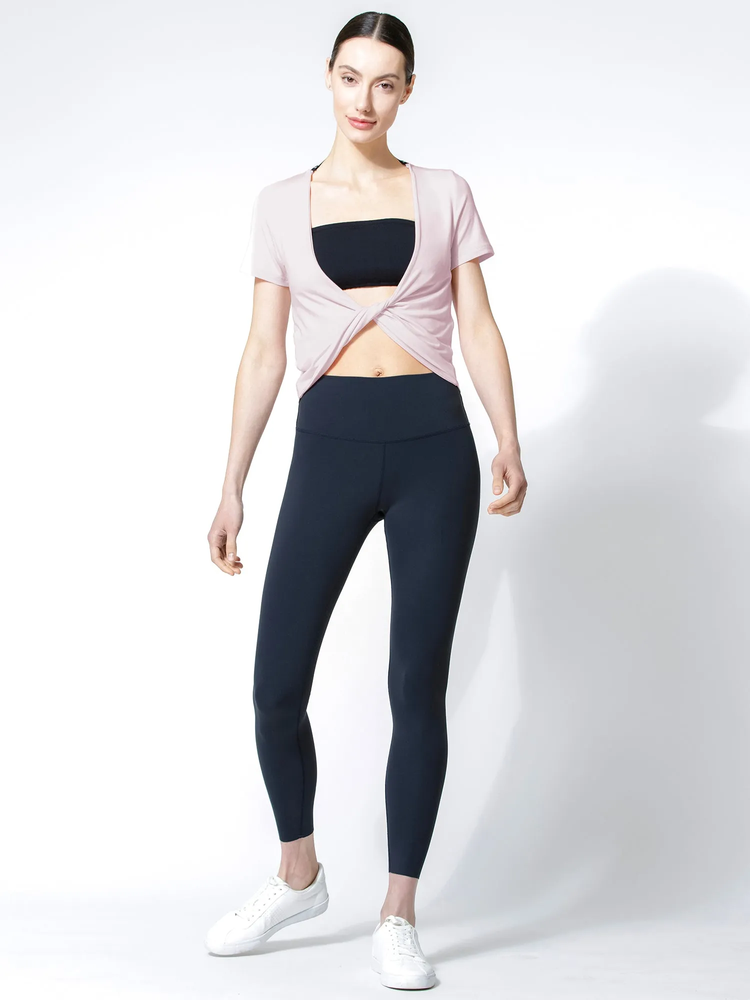 MODAL TWIST TEE, QUARTZ