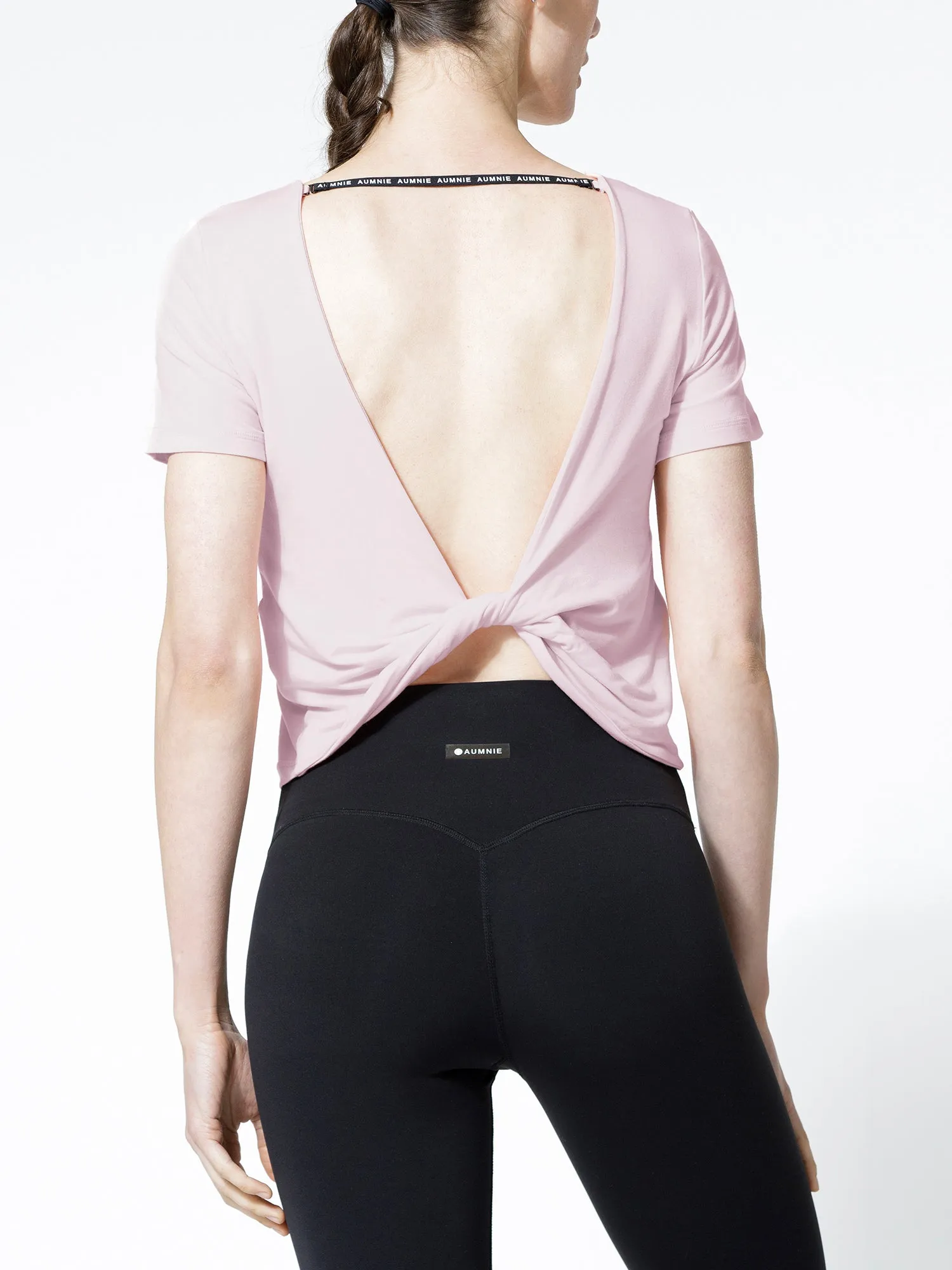 MODAL TWIST TEE, QUARTZ