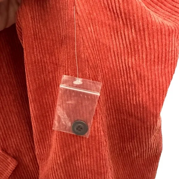Modcloth Sociable Scholar Corduroy Jumper in Rust Size 2X