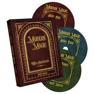 Modern Magic (3 DVD set) by Will Houstoun and RSVP Magic