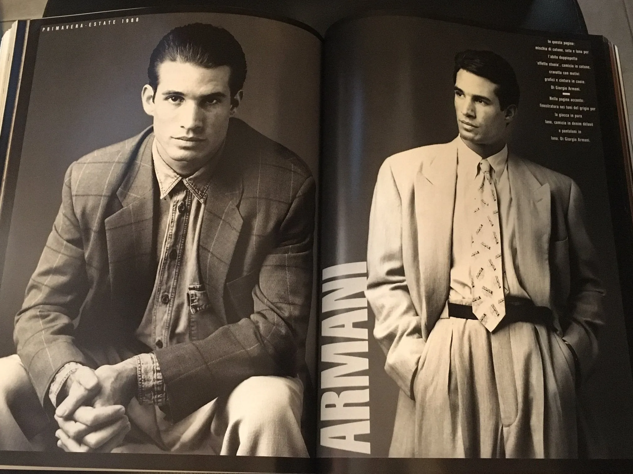 MONDO UOMO Fashion Magazine January 1988 PAOLO ROVERSI Fabrizio Ferri GIOVANNI GASTEL