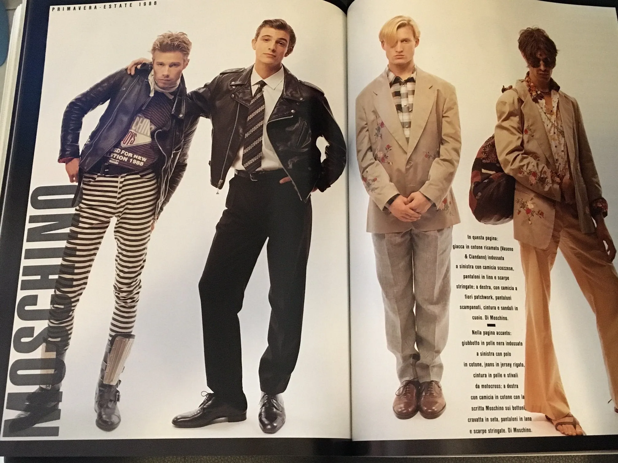 MONDO UOMO Fashion Magazine January 1988 PAOLO ROVERSI Fabrizio Ferri GIOVANNI GASTEL