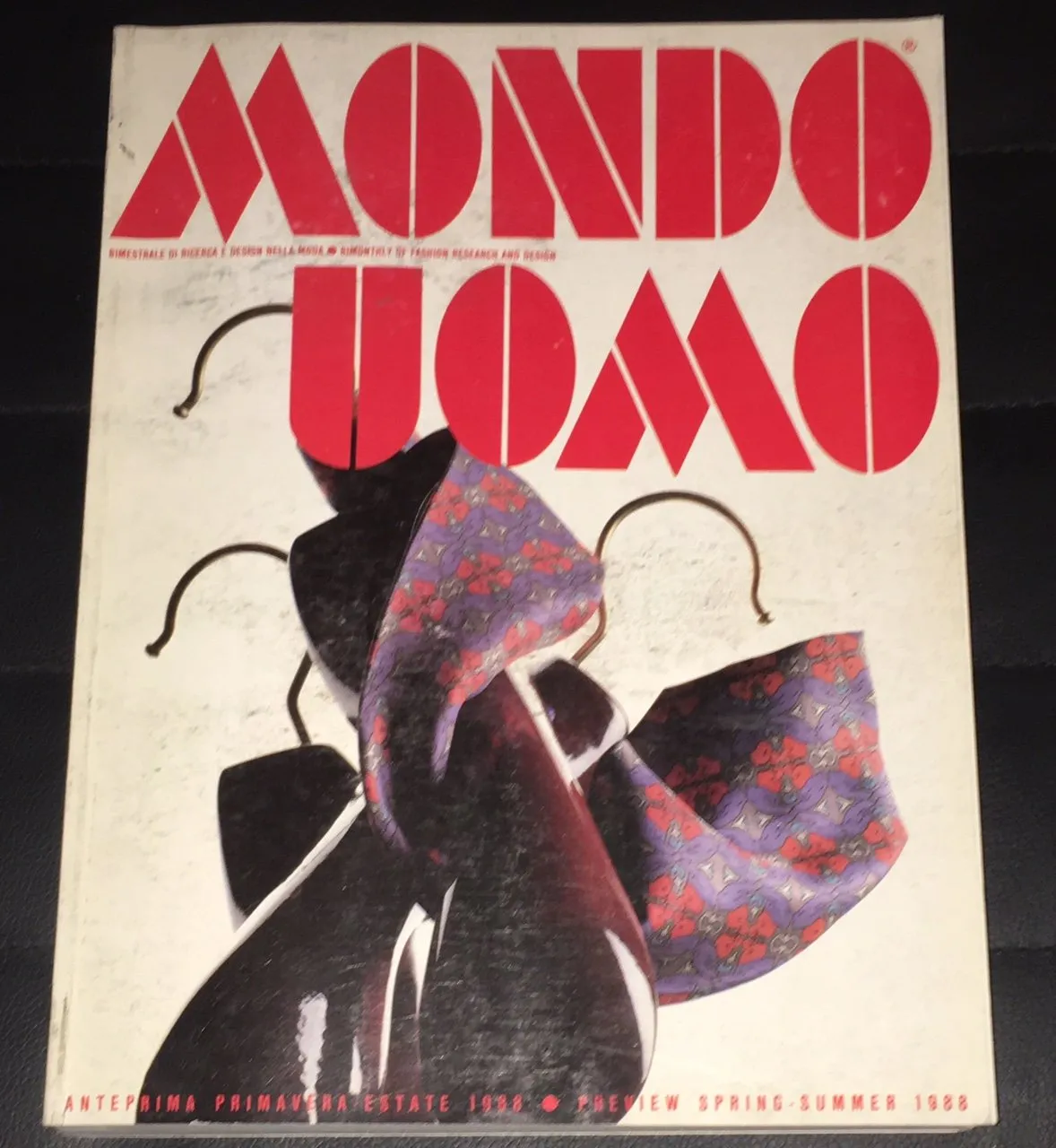 MONDO UOMO Fashion Magazine January 1988 PAOLO ROVERSI Fabrizio Ferri GIOVANNI GASTEL