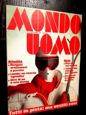MONDO UOMO Fashion Magazine November 1981 PAOLO ROVERSI Oliviero Toscani