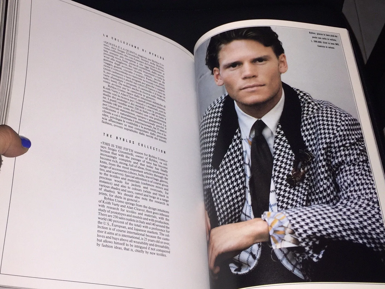 MONDO UOMO Fashion Magazine September 1986 Issue 33
