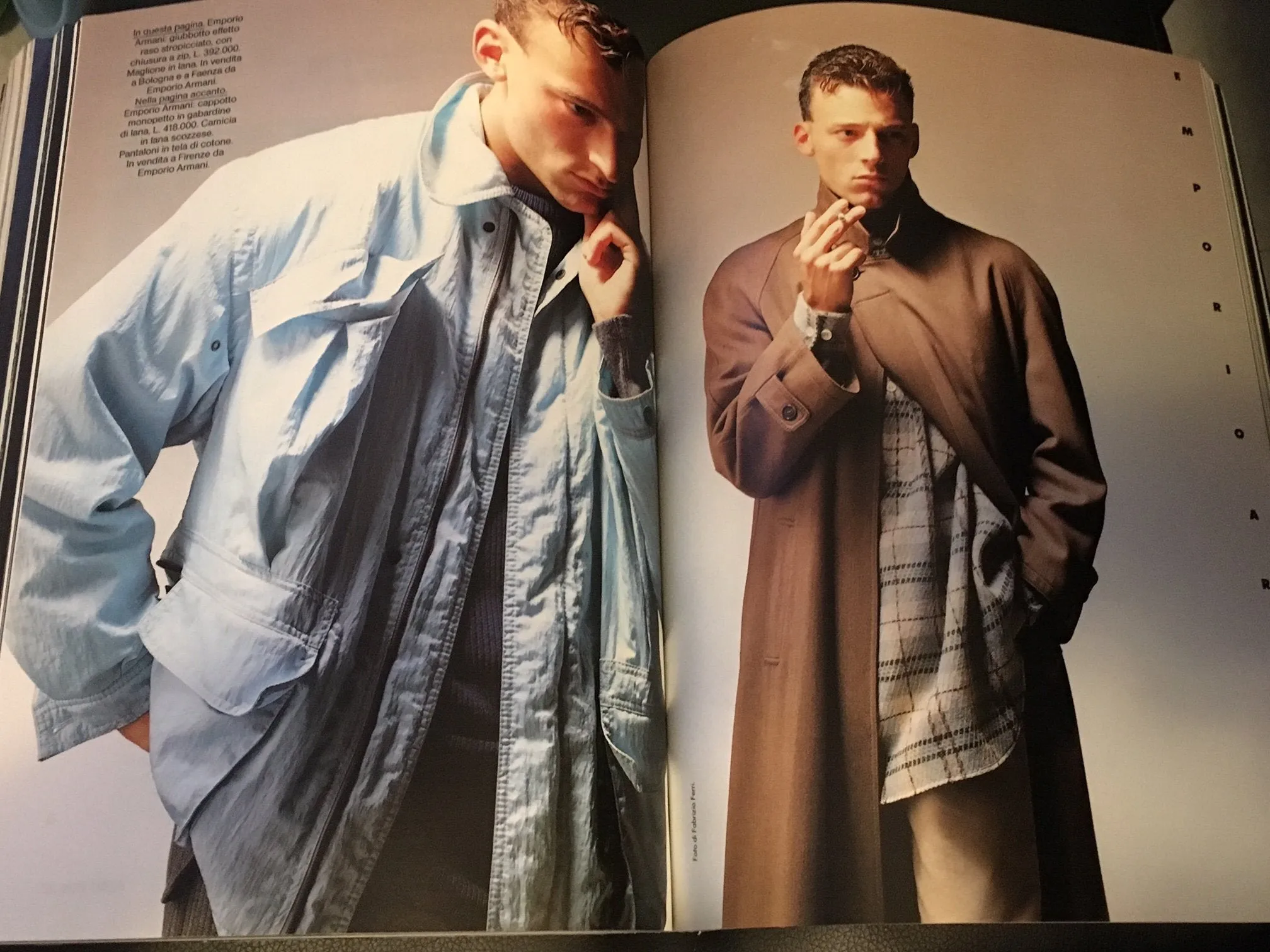 MONDO UOMO Magazine Italy September 1985 OLIVIERO TOSCANI With English text