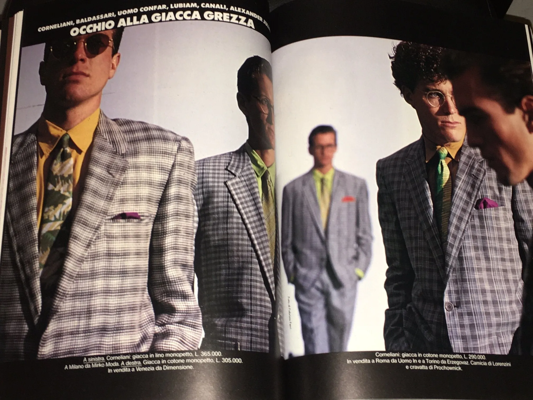 MONDO UOMO Magazine January 1985 With English text ITALIAN Fashion