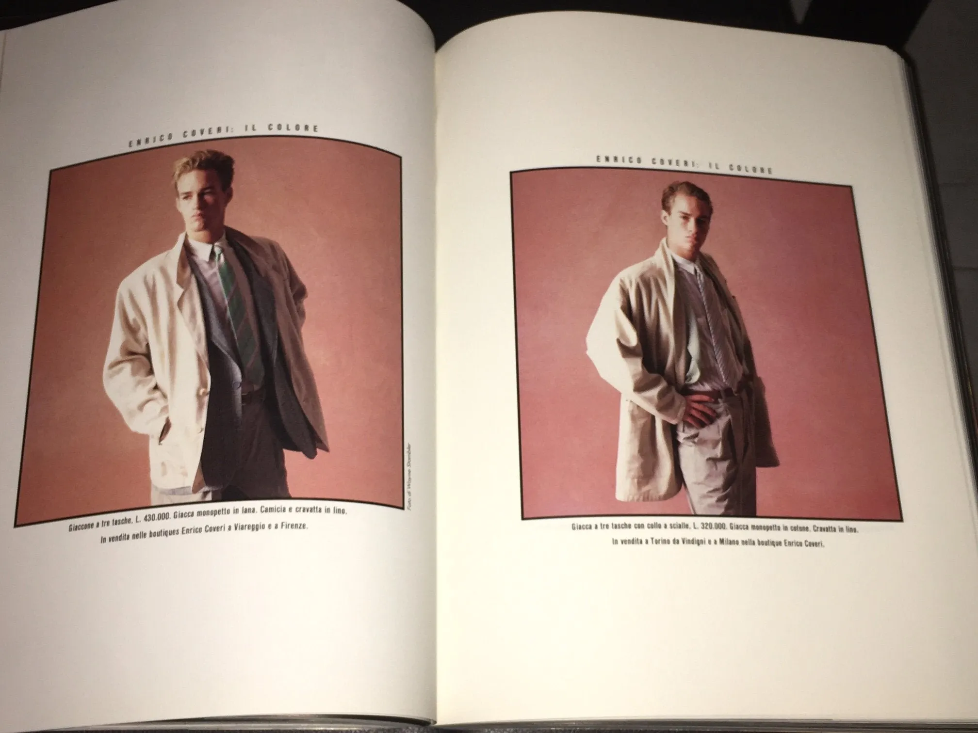 MONDO UOMO Magazine January 1986 Issue #29 Italian Fashion HOYT RICHARDS