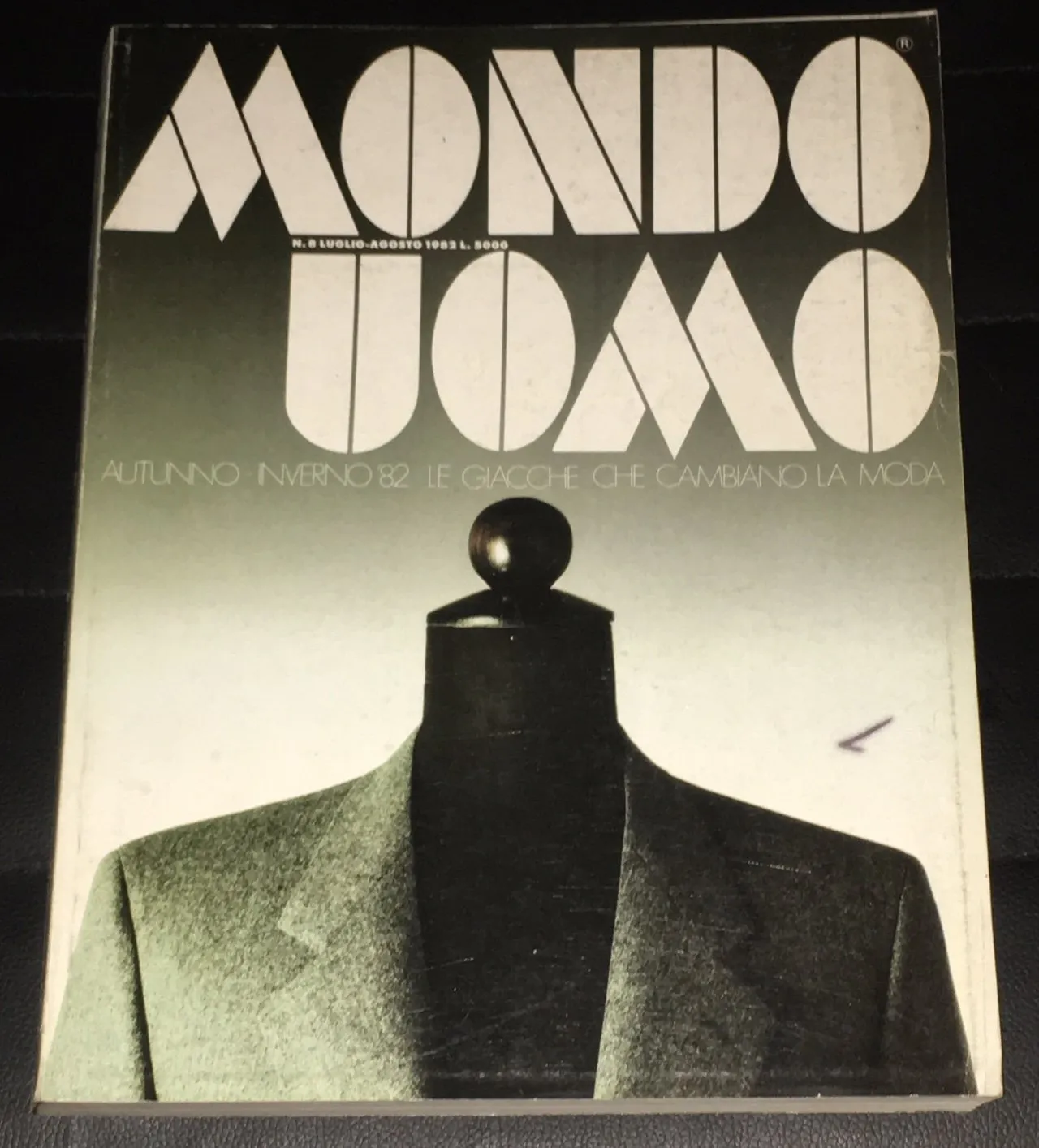 MONDO UOMO Magazine July 1982 #8 OLIVIERO TOSCANI Italian FASHION