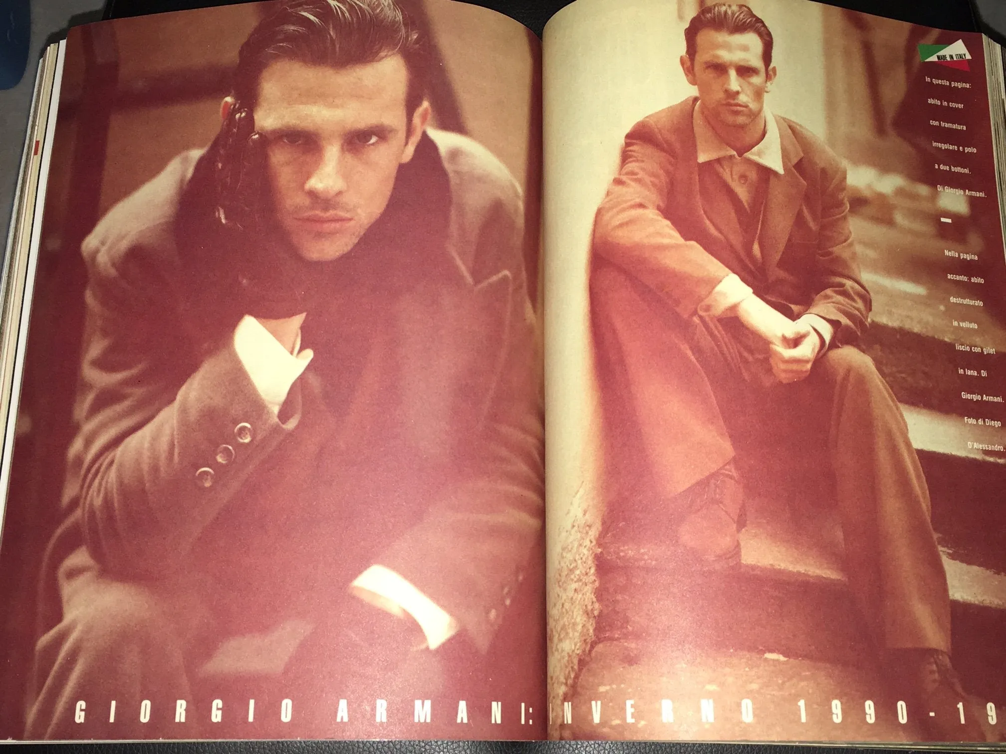 MONDO UOMO Magazine June 1990 HOYT RICHARDS Alberto Fortis PAOLO ROVERSI Fashion