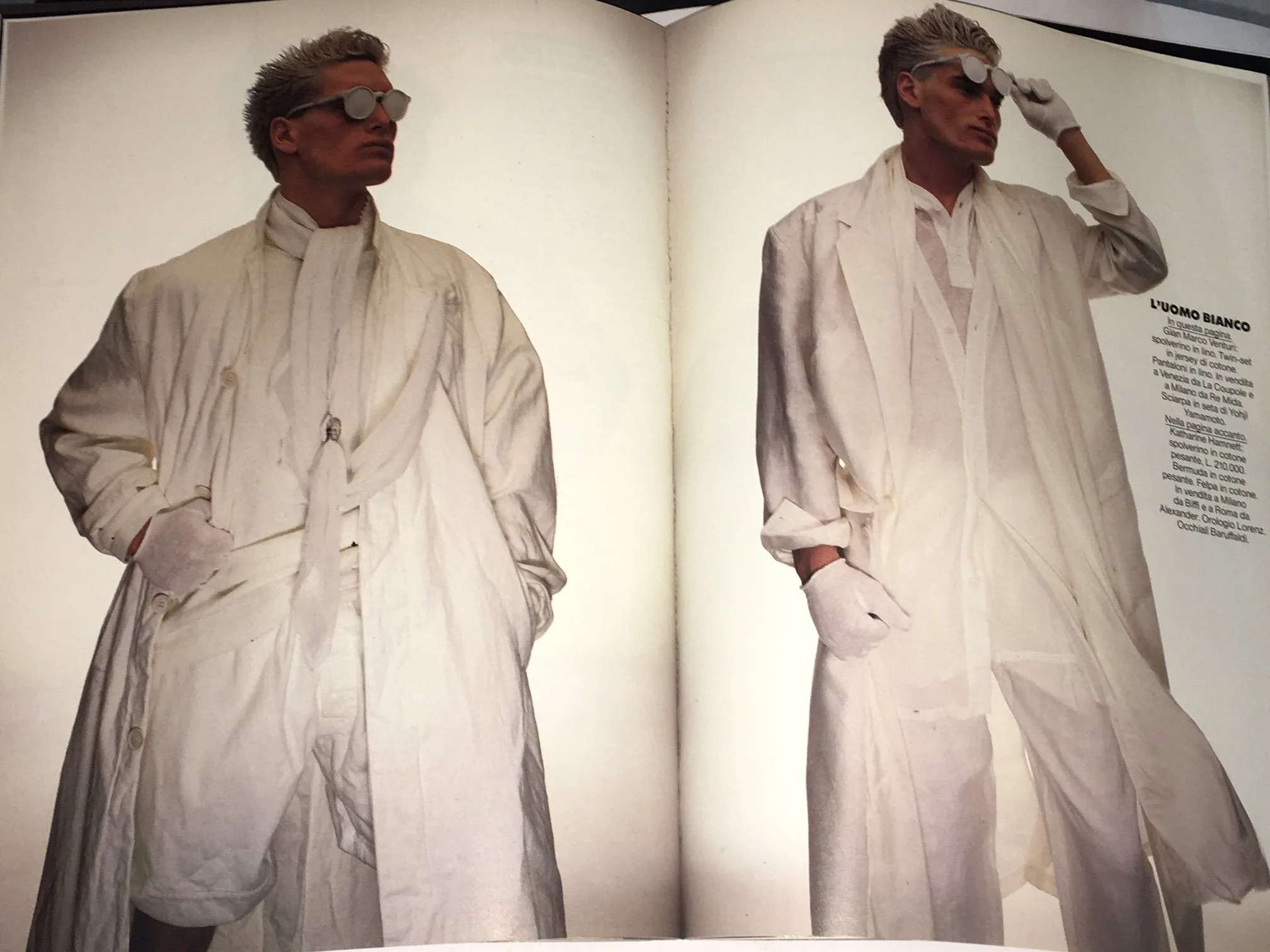 MONDO UOMO Magazine March 1985 FABRIZIO FERRI Wayne Stambler GIOVANNI GASTEL