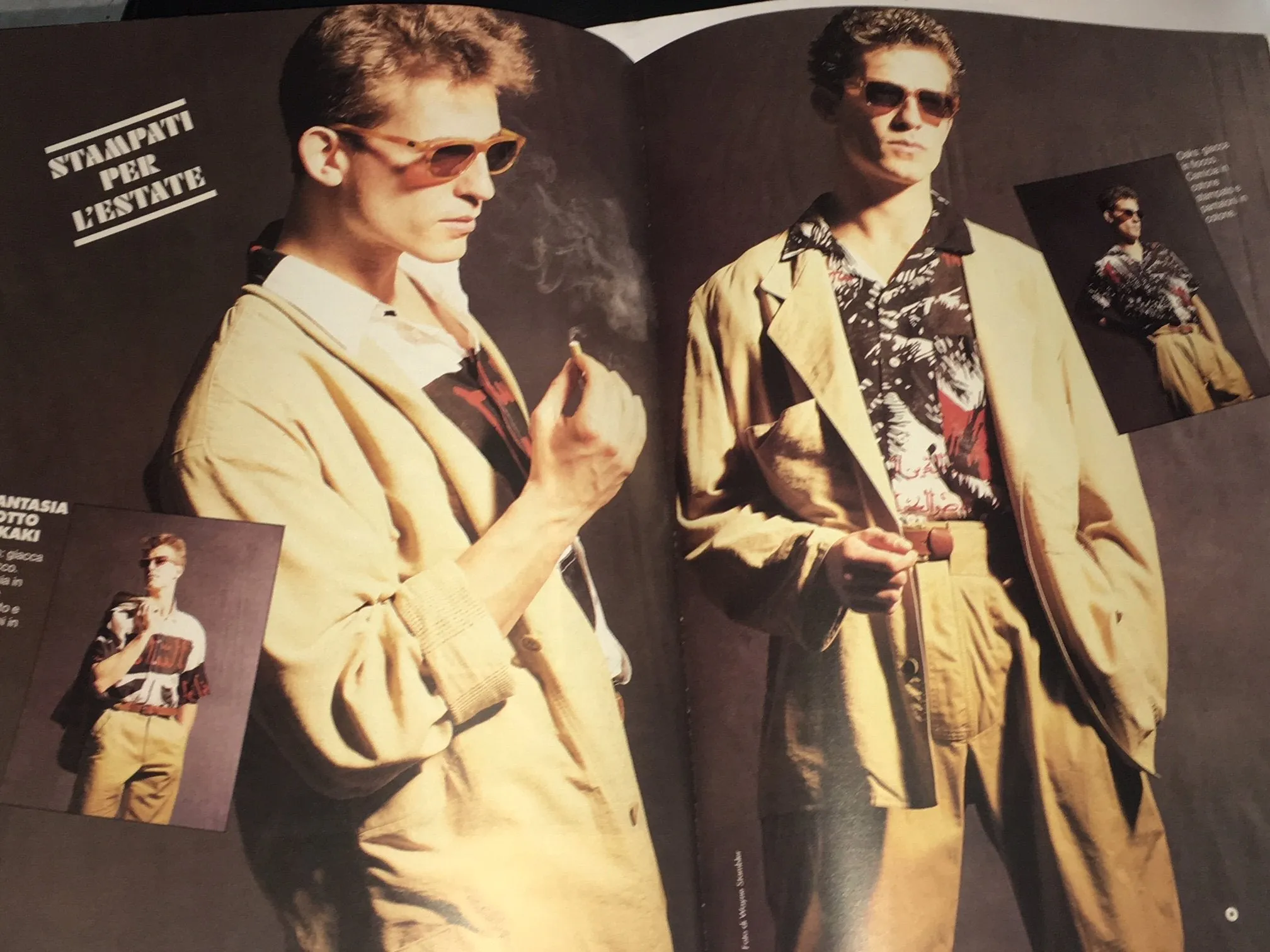 MONDO UOMO Magazine March 1985 FABRIZIO FERRI Wayne Stambler GIOVANNI GASTEL