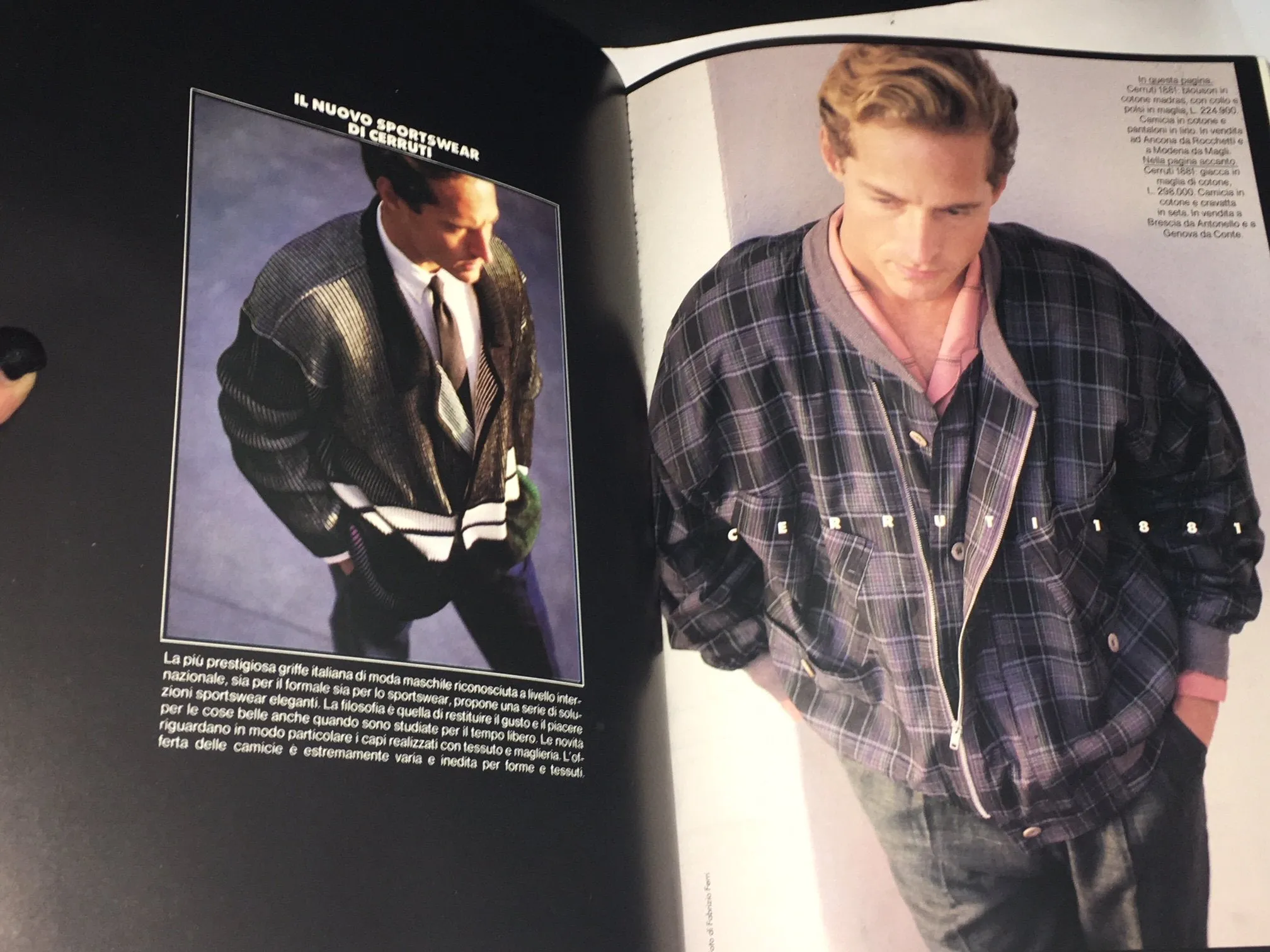MONDO UOMO Magazine March 1985 FABRIZIO FERRI Wayne Stambler GIOVANNI GASTEL