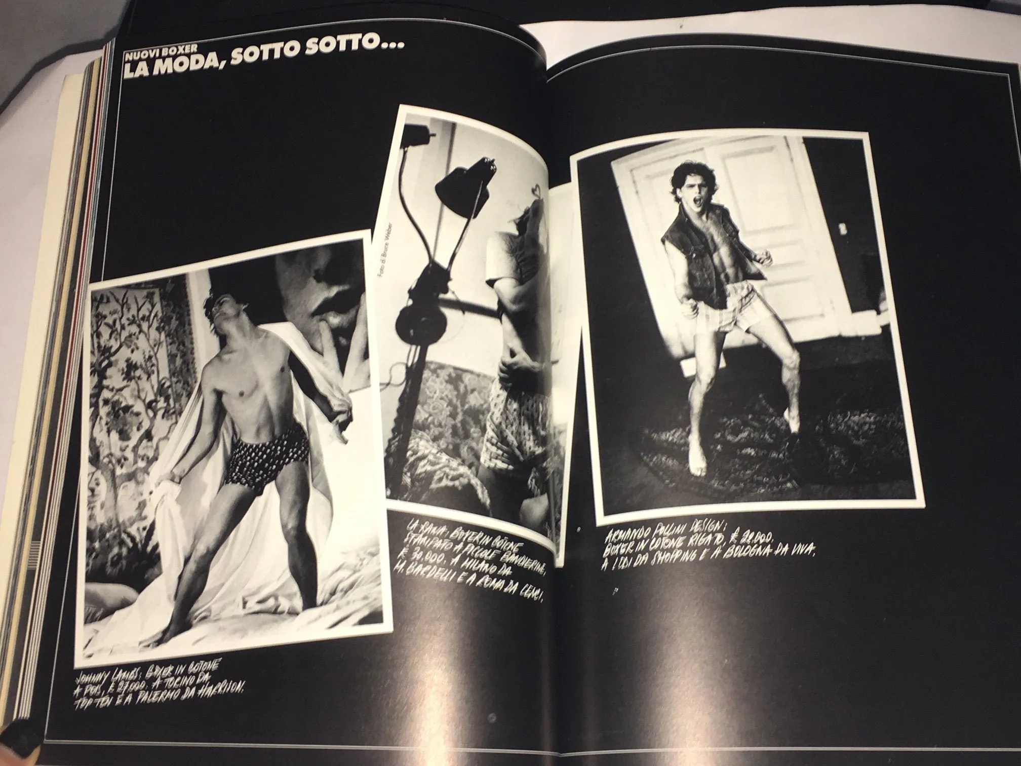 MONDO UOMO Magazine May 1984 GIOVANNI GASTEL Fabrizio Ferri BRUCE WEBER