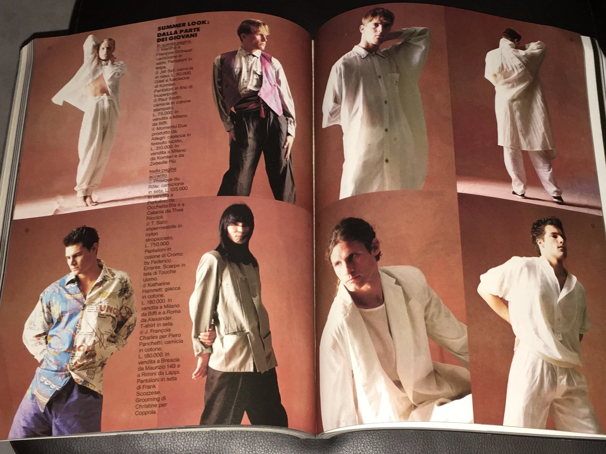 MONDO UOMO Magazine May 1985 Italian Fashion ISSUE #25 OLIVIERO TOSCANI
