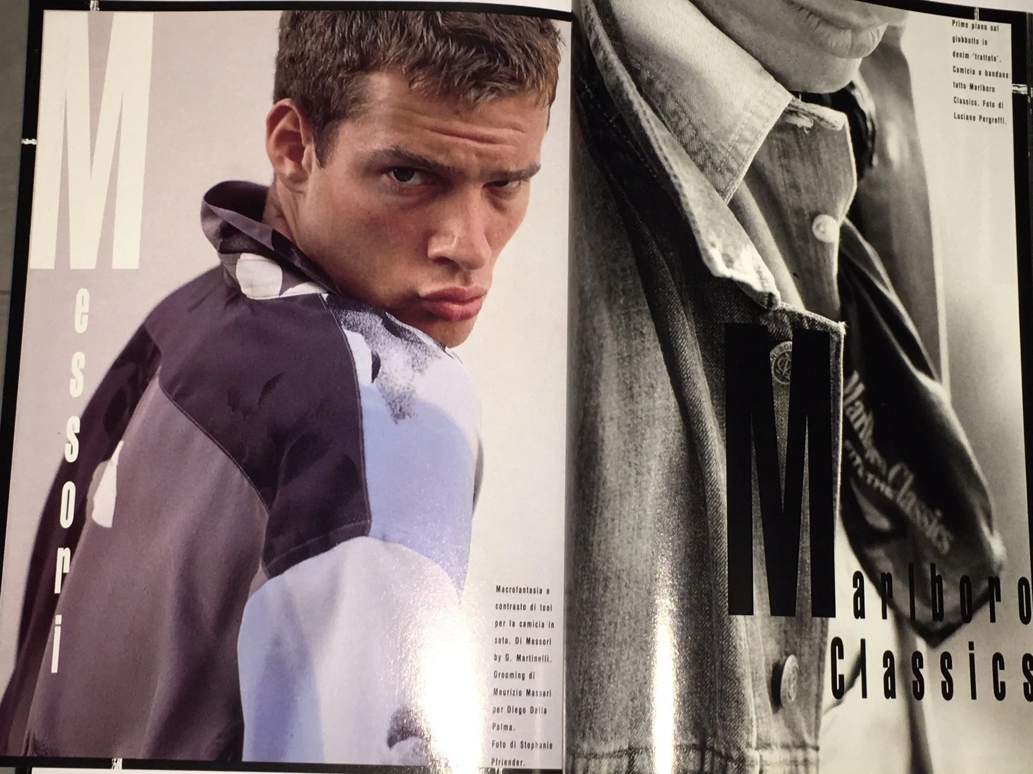 MONDO UOMO Magazine November 1991 HOYT RICHARDS Italian Fashion LIKE VOGUE
