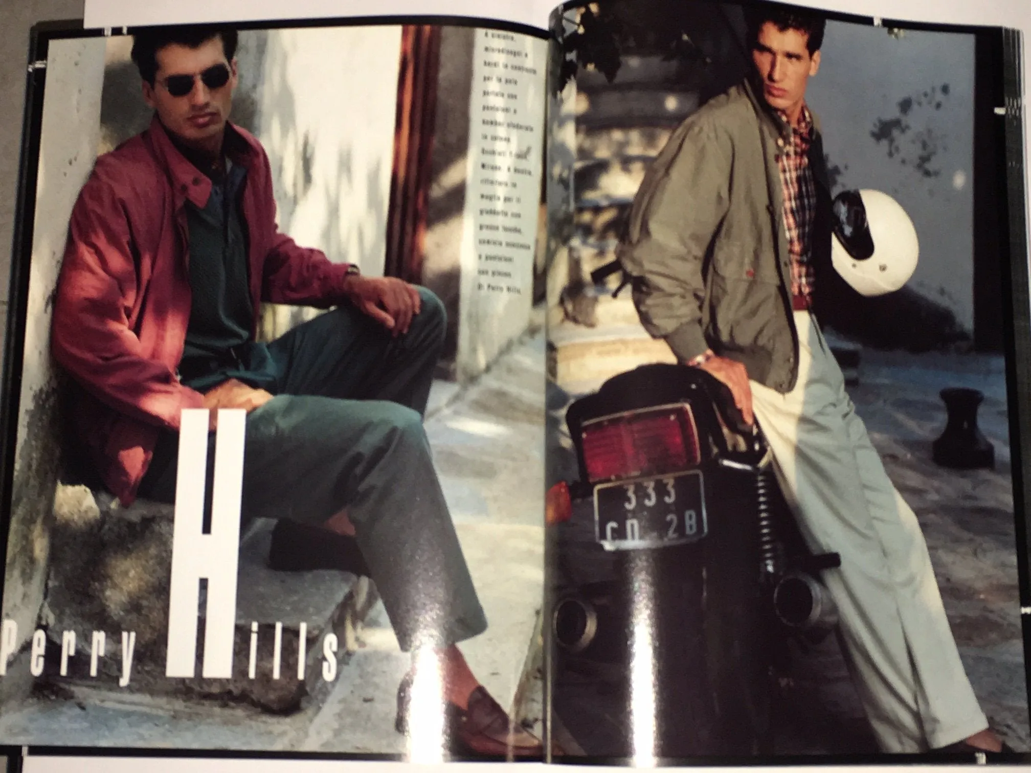 MONDO UOMO Magazine November 1991 HOYT RICHARDS Italian Fashion LIKE VOGUE
