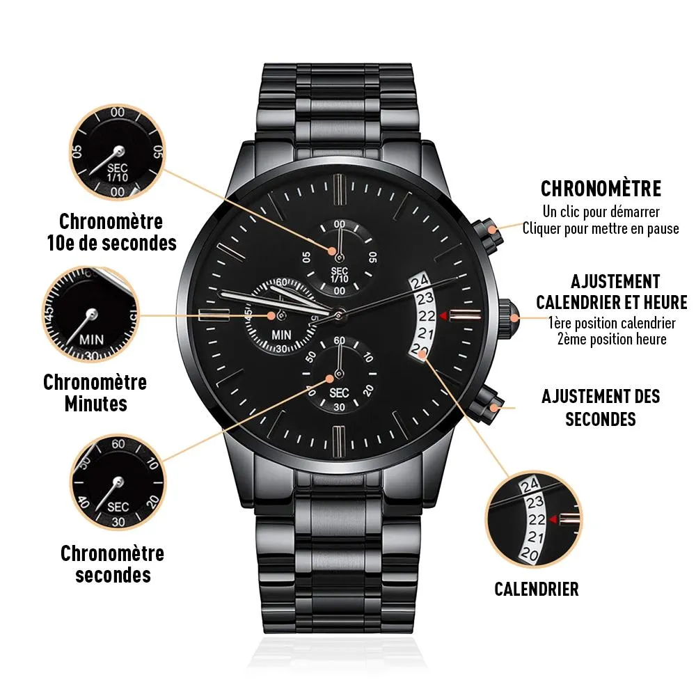 Montre EMPIRE® : Aveyronnais certifié meilleur papa - Bijouterie