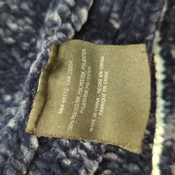 Moth Anthropologie Navy Soft Chunky Chenille Oversized Cardigan Size XS
