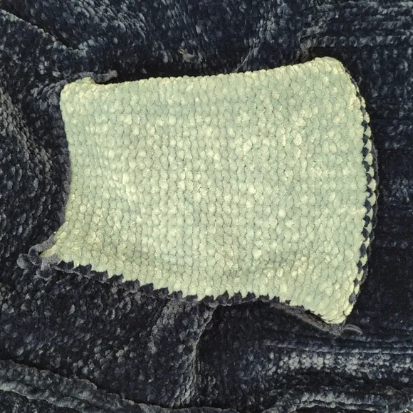 Moth Anthropologie Navy Soft Chunky Chenille Oversized Cardigan Size XS