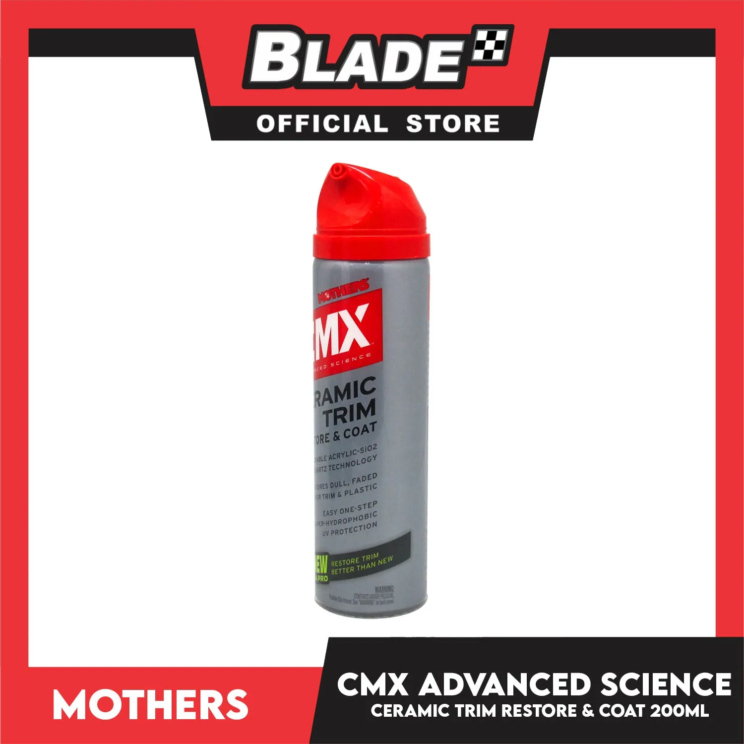 Mothers CMX Ceramic Trim Restore and Coat 01300 200ml
