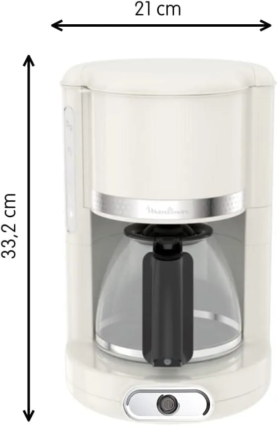 Moulinex 15 Cup Filter Coffee Maker Soleil FG381A10