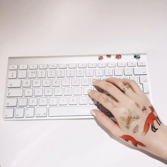 Mr. Fox Temporary Tattoo