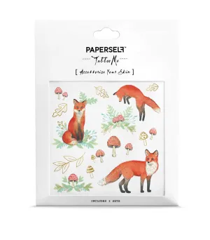 Mr. Fox Temporary Tattoo