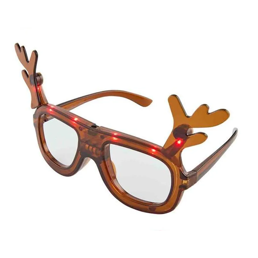Mud Pie Holiday Light-Up Glasses
