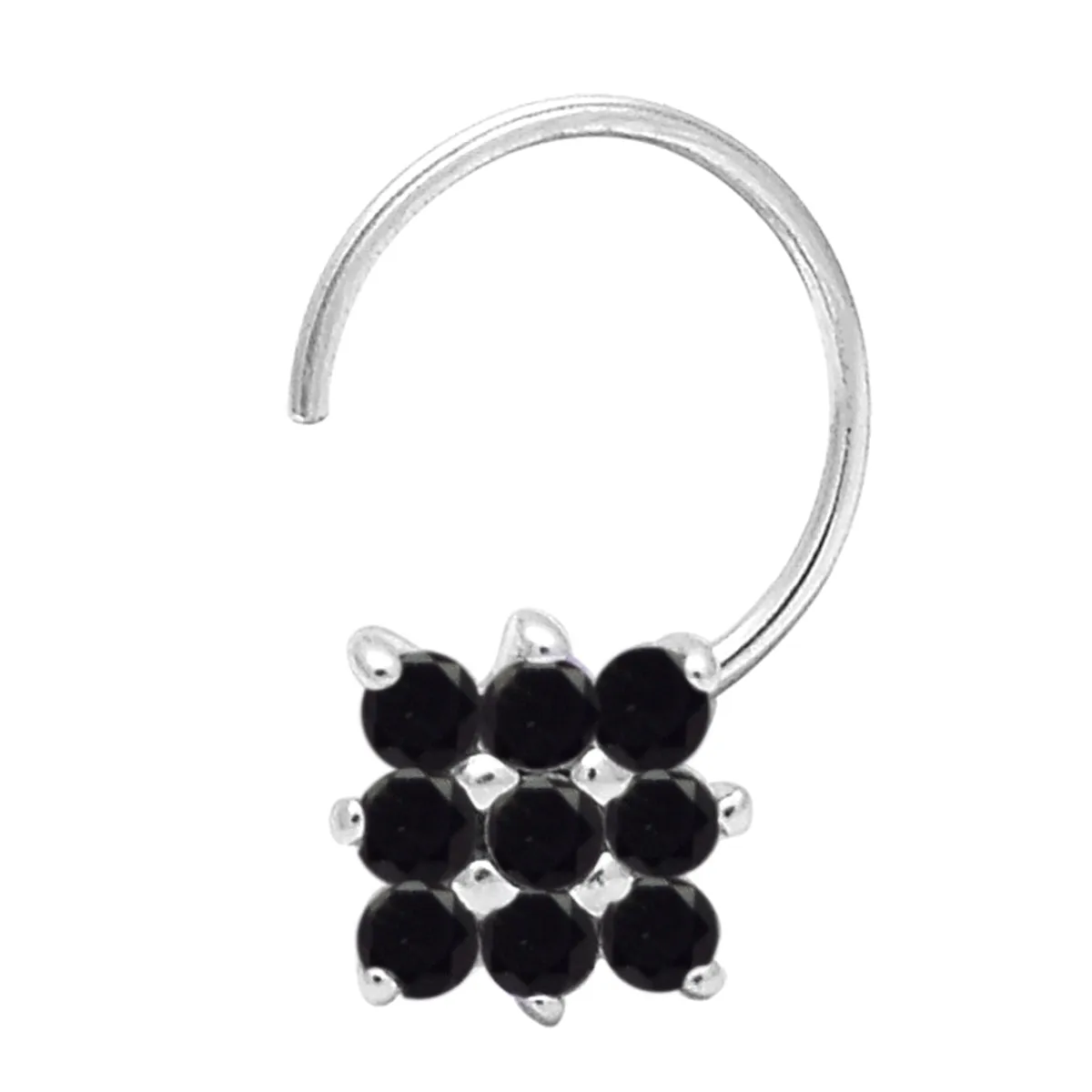 Multi Choice Gemstone Tiny Nose Pin Studs In 925 Sterling Silver Studs For Her