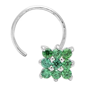 Multi Choice Gemstone Tiny Nose Pin Studs In 925 Sterling Silver Studs For Her