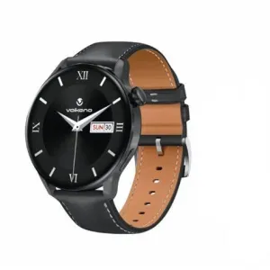 MULTI-FUNCTION SMARTWATCH  with BT Calling and Leather Style Strap VK-5086-BK