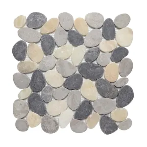 MULTI GREY & QUARTZ JG, COBBLES