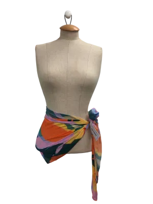 Multicolour Sheer Sarong UK M