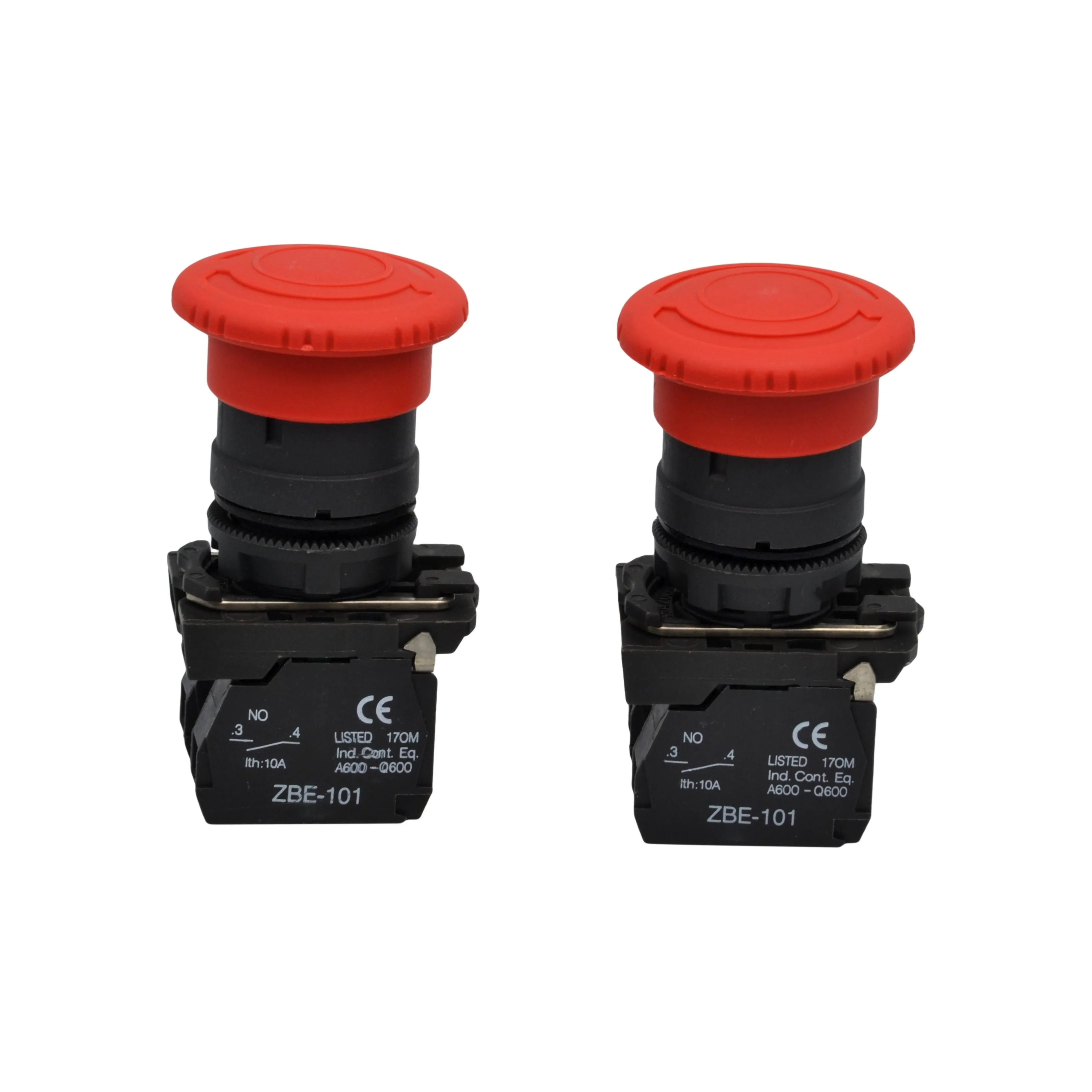 Mushroom head pushbutton turns to release NC NO Switch Electrical 12V 24V  TB5-AS545