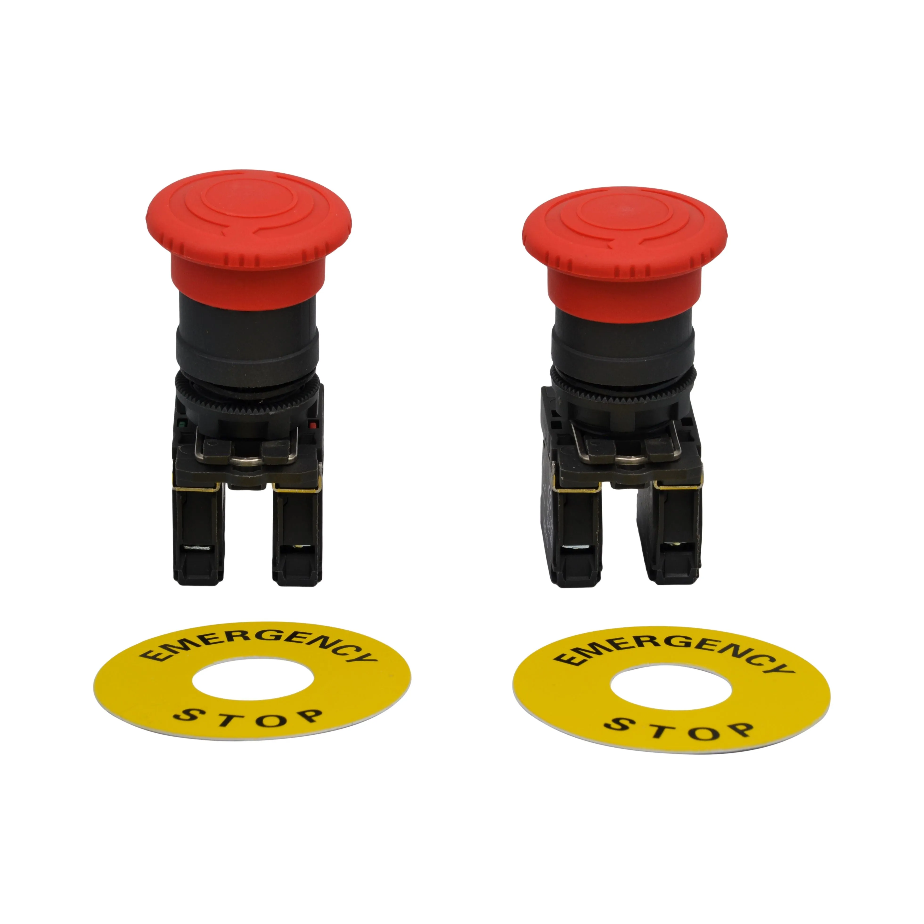 Mushroom head pushbutton turns to release NC NO Switch Electrical 12V 24V  TB5-AS545