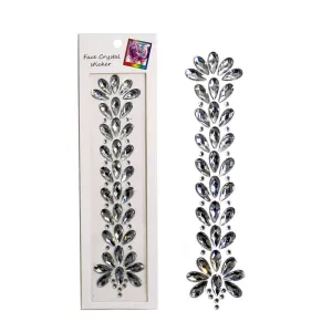 Music festival hair decoration diamond head stickers