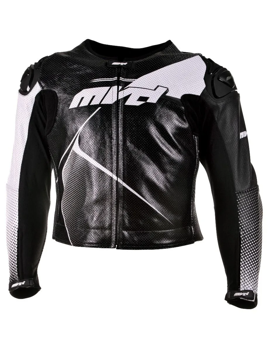 MVD Racewear Excelerator Supermoto Jacket White