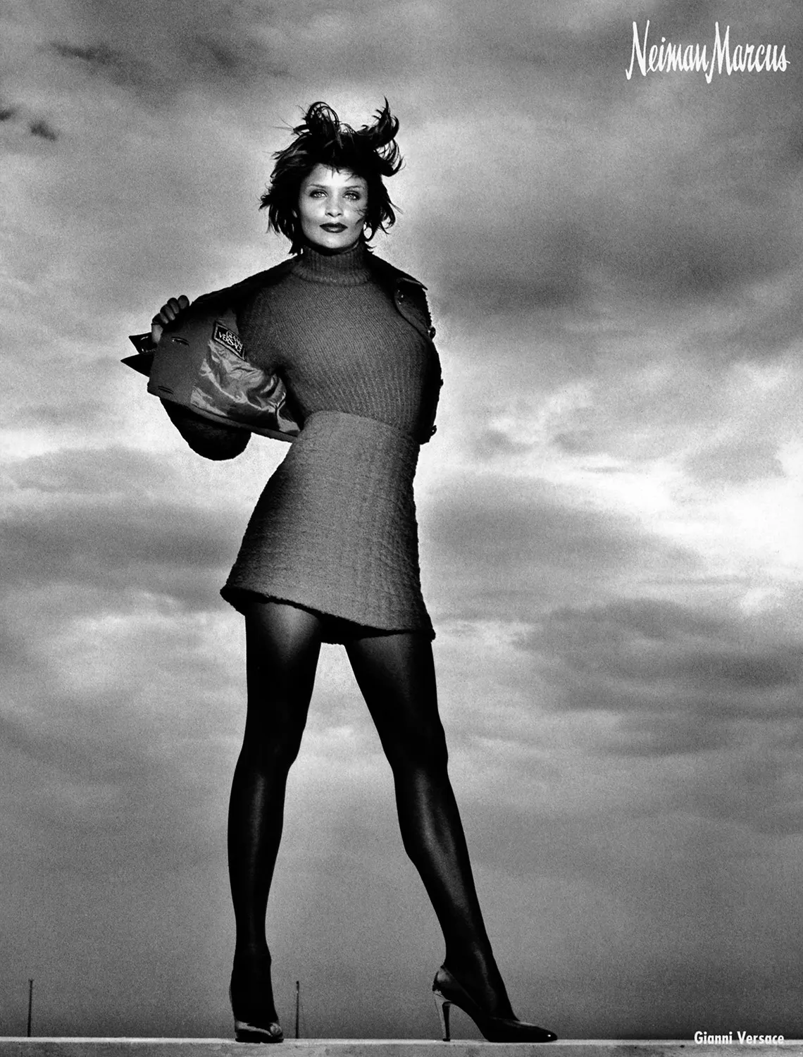 NADJA AUERMANN Kate Moss KAREN MULDER Harper's BAZAAR Magazine US September 1994