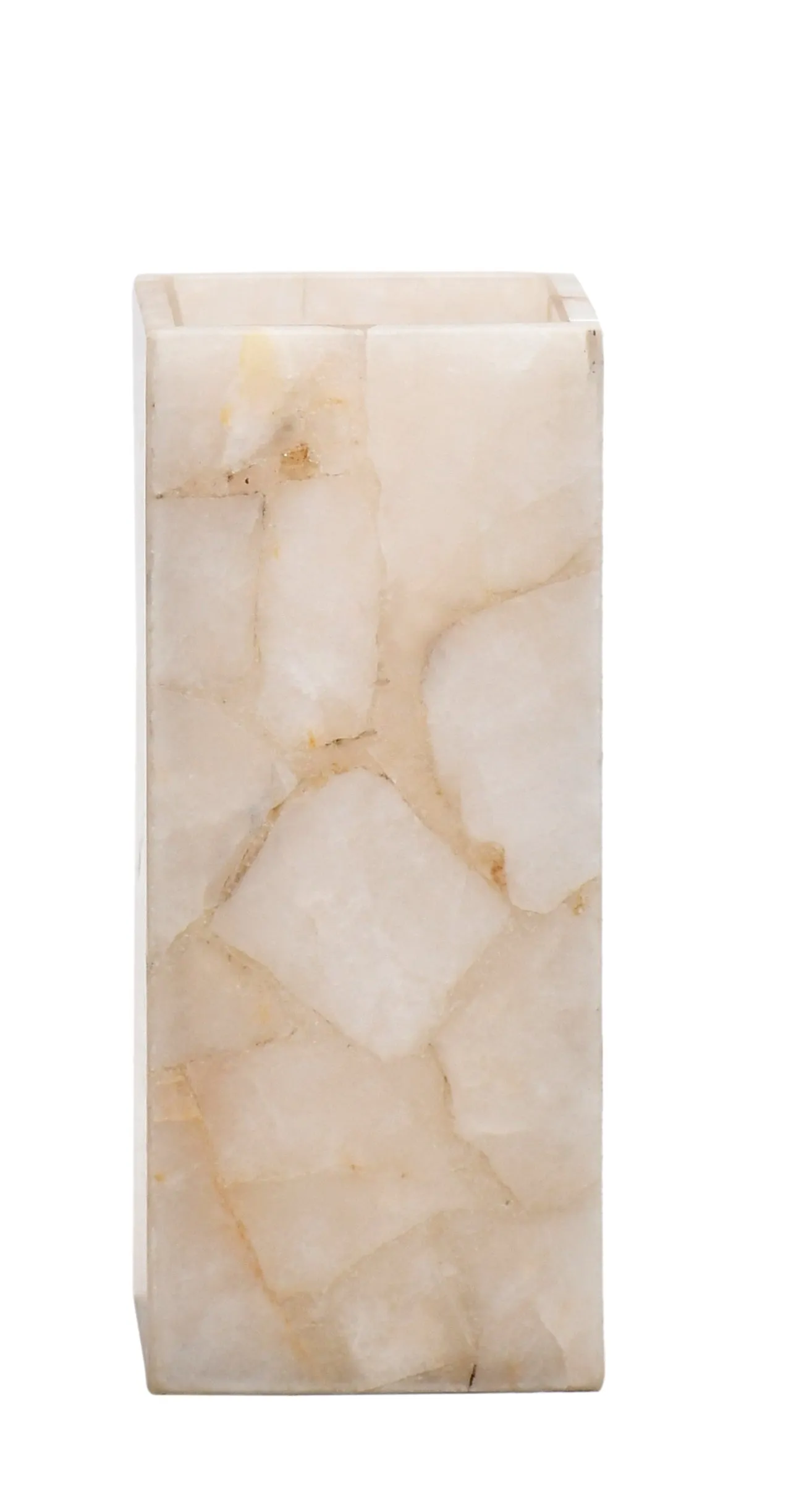 Natural Gemstone Flower Vase