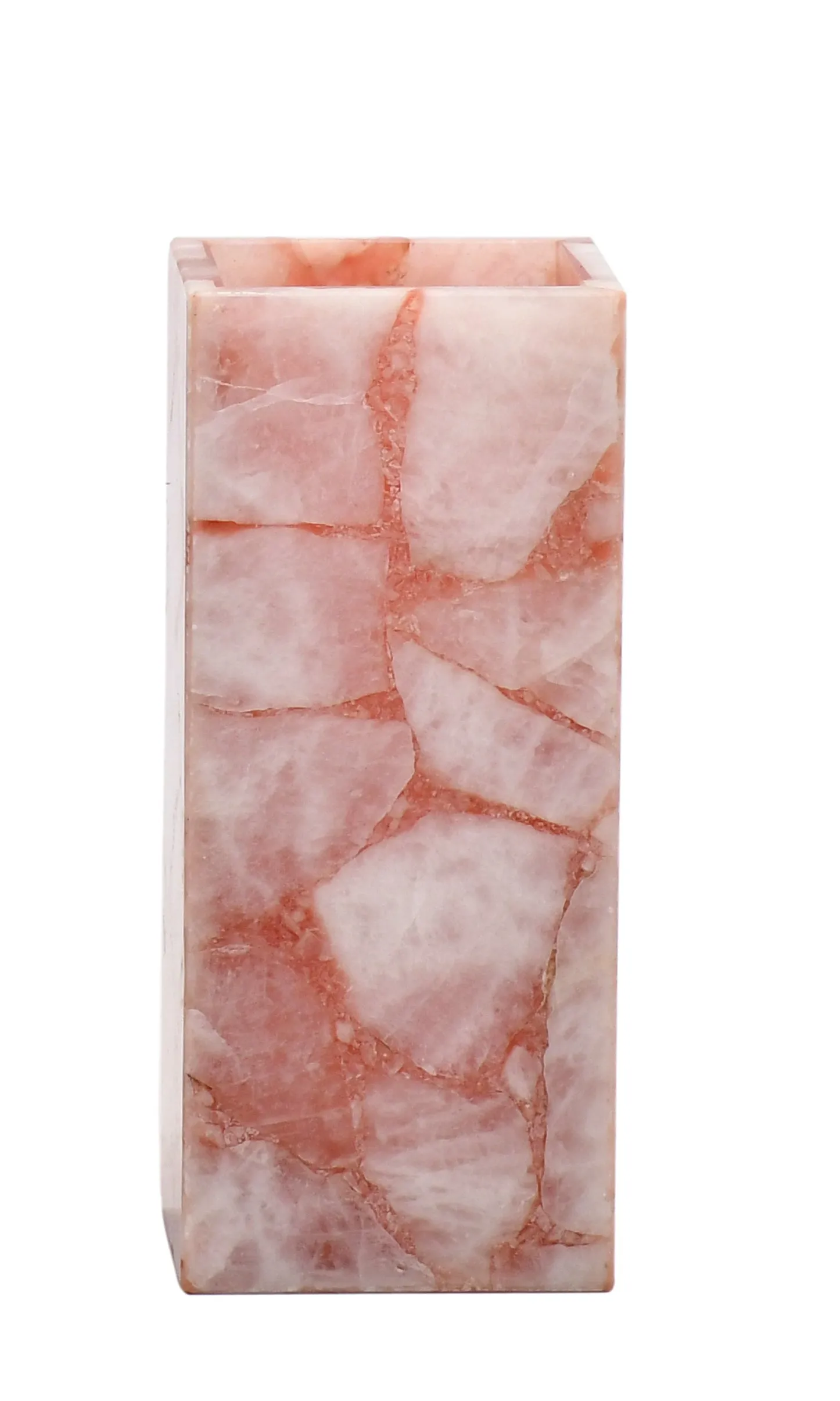 Natural Gemstone Flower Vase