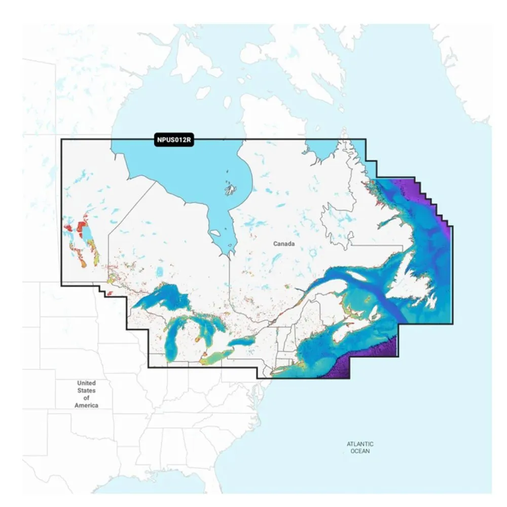 Navionics Platinum  NPUS012R - Canada, East  Great Lakes
