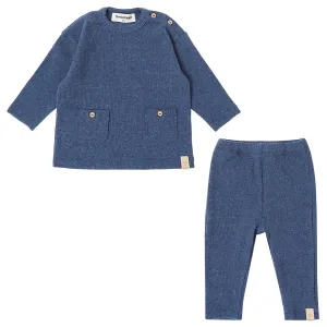 Navy Ribbed Set