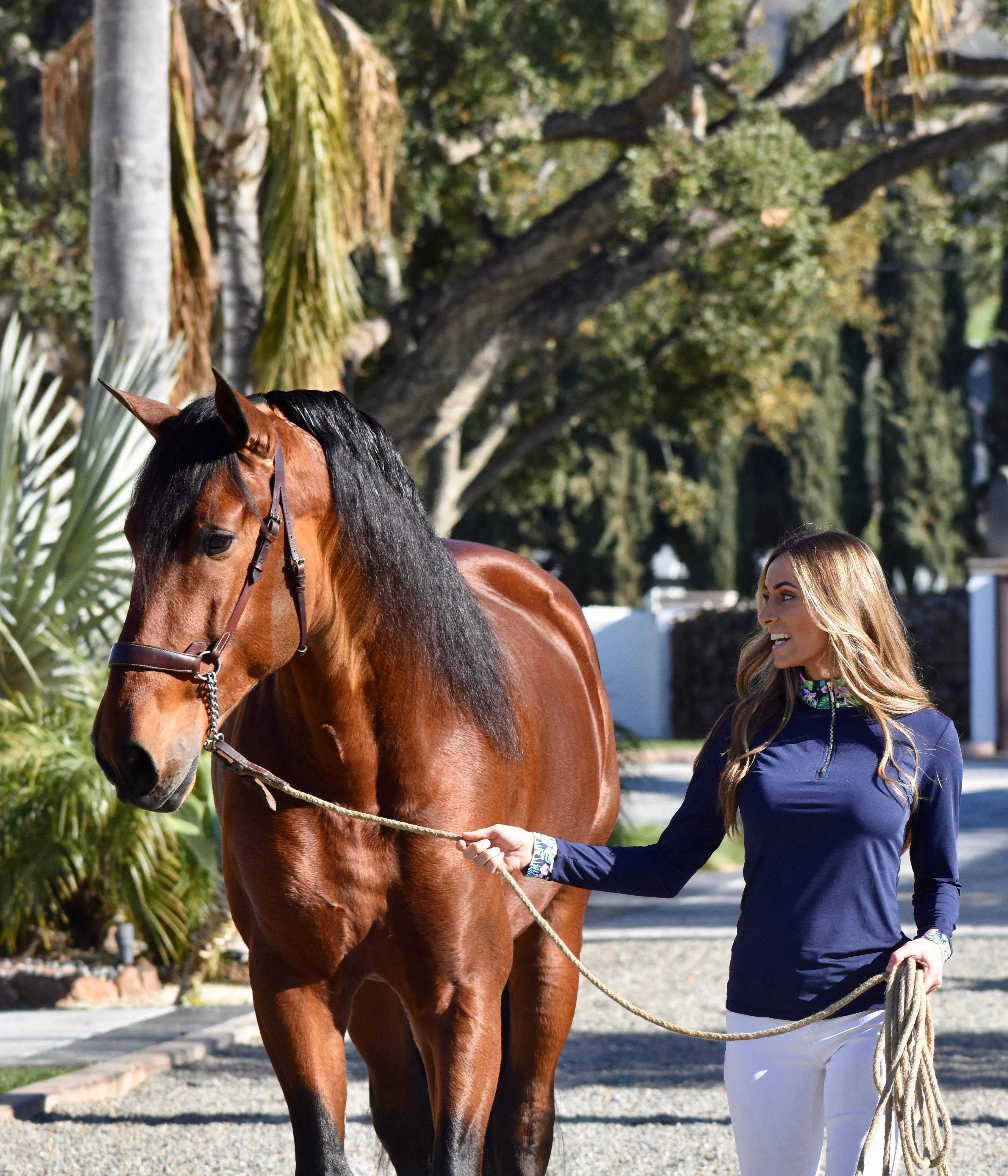 Navy Tropical Baselayer
