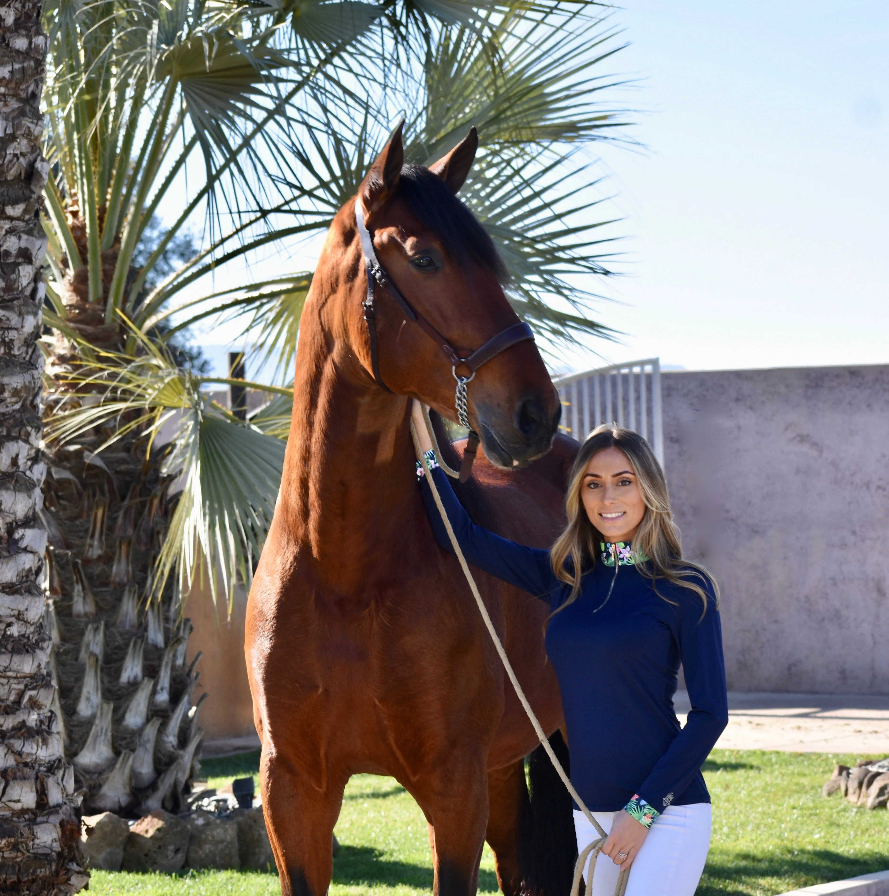 Navy Tropical Baselayer
