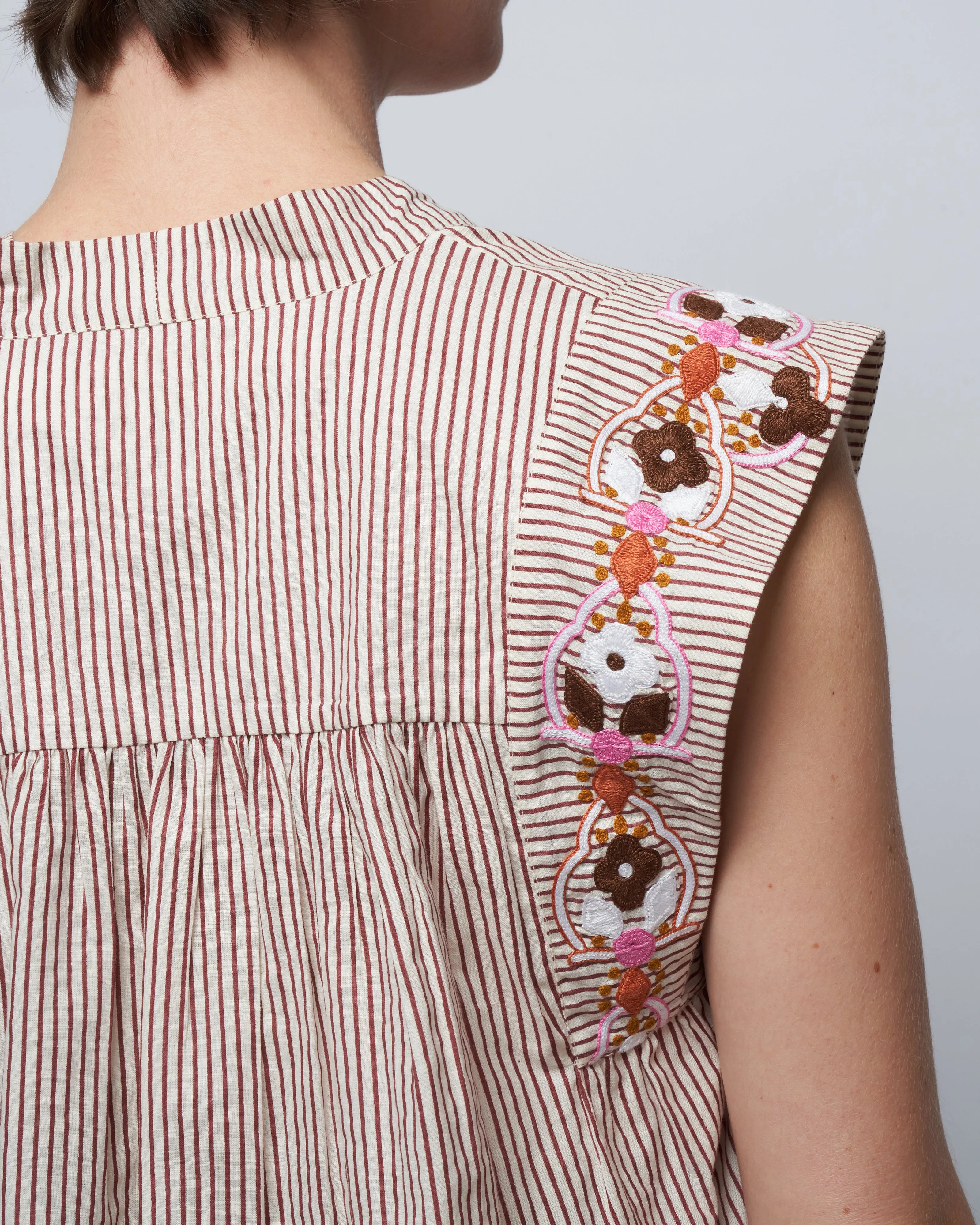 nehru daisy chain top - yellow sunbeam