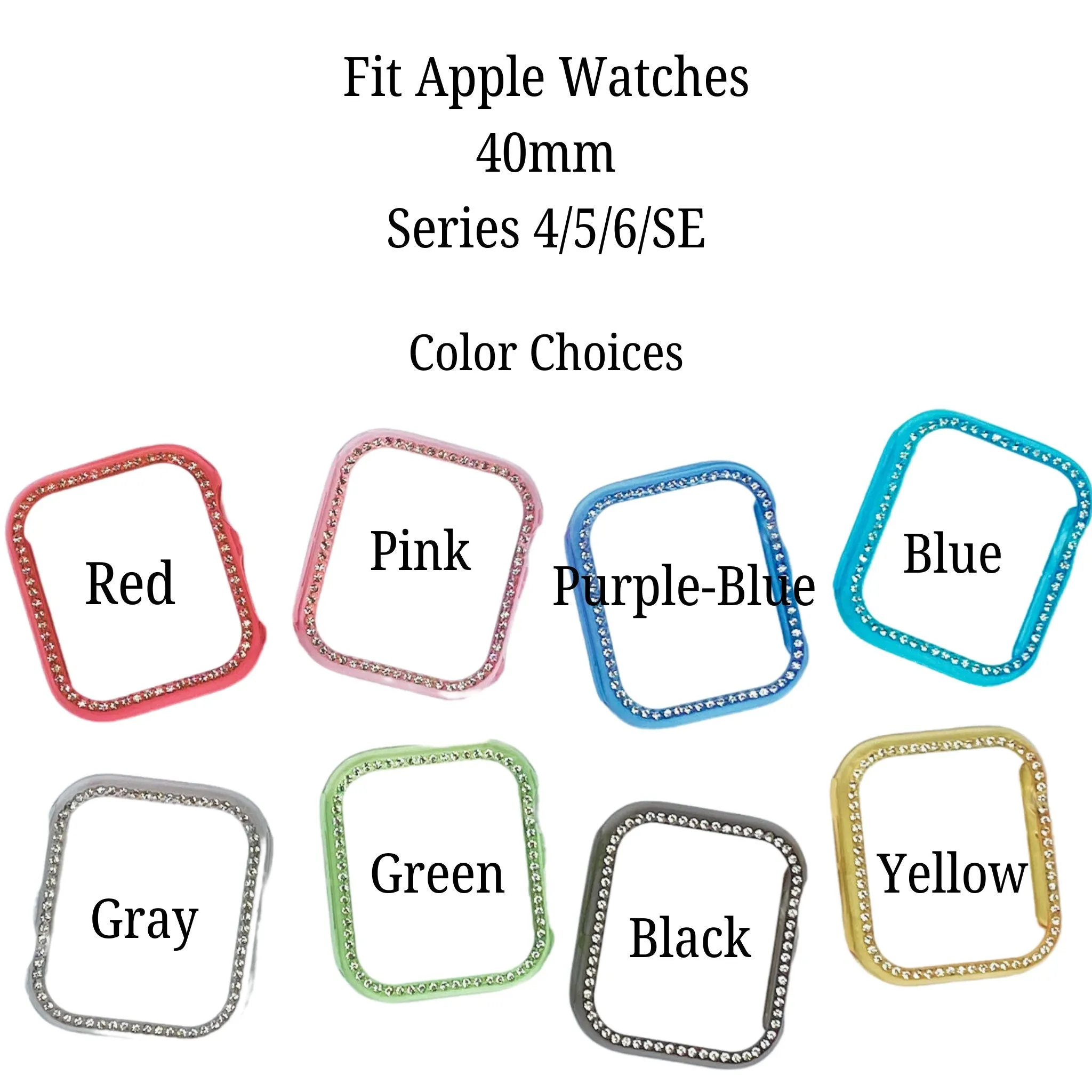 NEON Colored Apple Watch Face Protectors